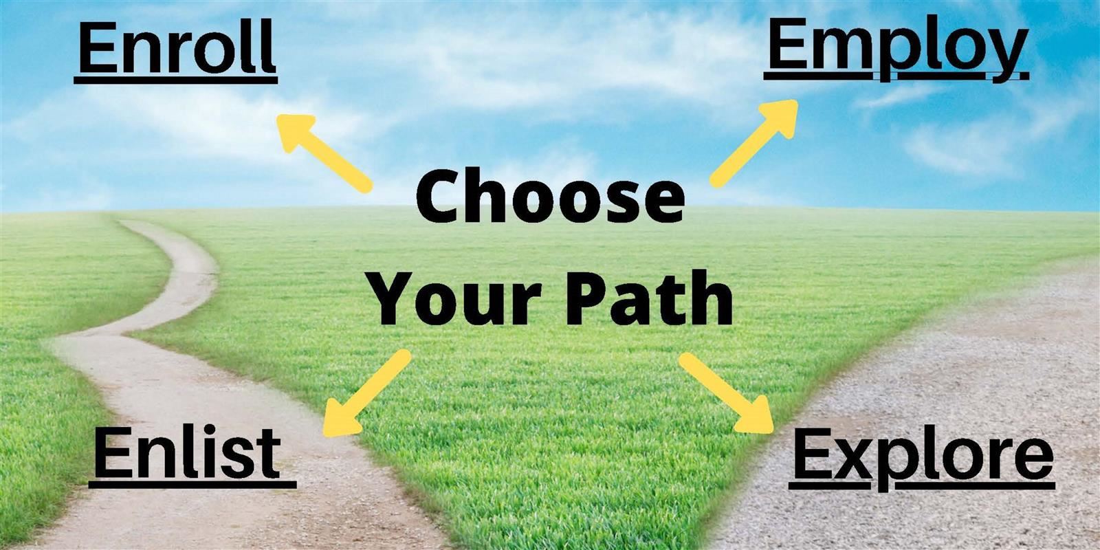 Choose Your Path: Enroll, Employ, Enlist, Explore Choose Your Path: Enroll, Employ, Enlist, Explore